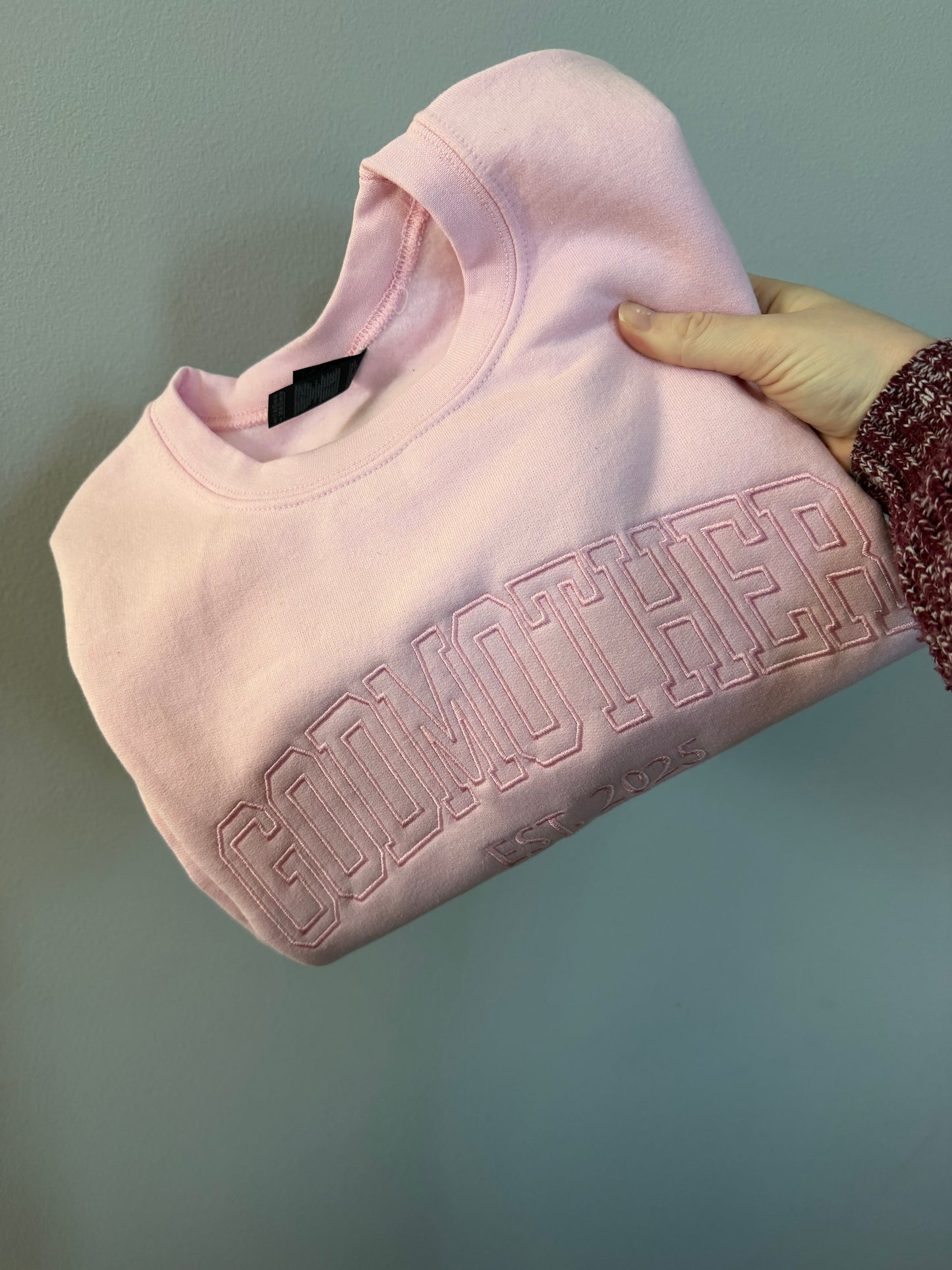 Custom Collegiate Outline Sweatshirt