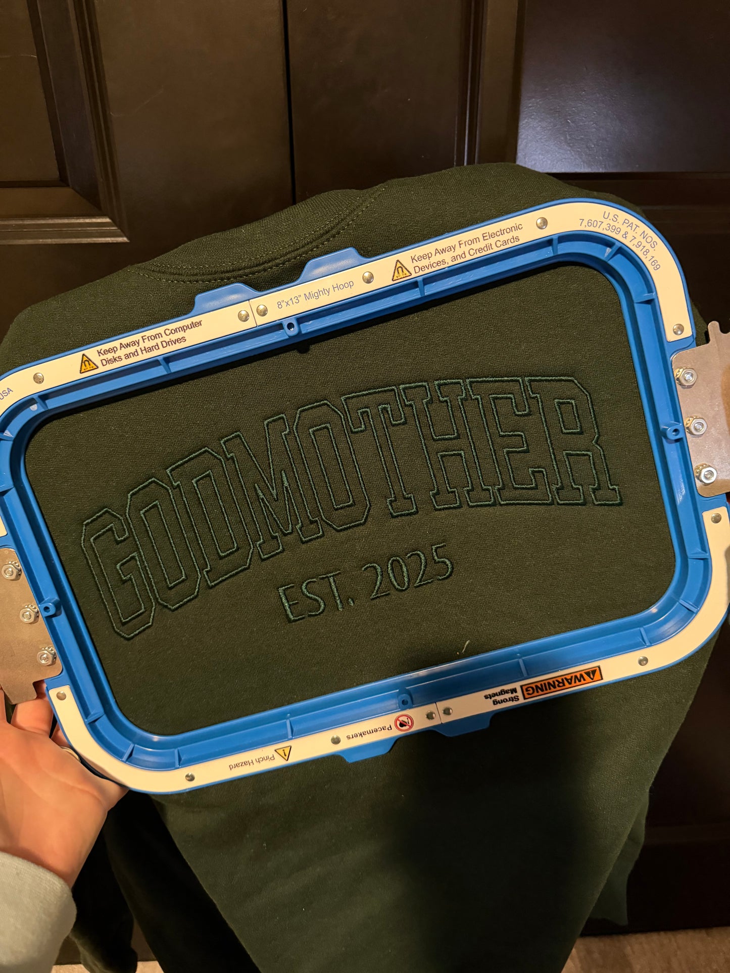 Custom Collegiate Outline Sweatshirt