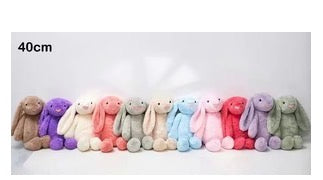 Embroidered Plush Bunnies